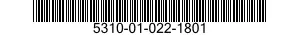 5310-01-022-1801 NUT,SELF-LOCKING,CASTELLATED,HEXAGON 5310010221801 010221801