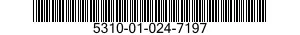 5310-01-024-7197 NUT,PLAIN,SPLINE 5310010247197 010247197