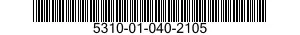 5310-01-040-2105 NUT,PLAIN,CLINCH 5310010402105 010402105