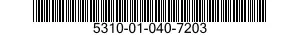 5310-01-040-7203 NUT ASSEMBLY,SELF-LOCKING,GANG CHANNEL 5310010407203 010407203