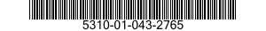 5310-01-043-2765 NUT,PLAIN,CLINCH 5310010432765 010432765