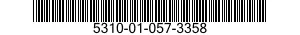 5310-01-057-3358 NUT,SELF-LOCKING,EXTENDED WASHER,DOUBLE HEXAGON 5310010573358 010573358