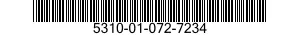 5310-01-072-7234 NUT,SPECIAL 5310010727234 010727234