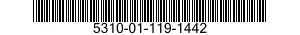 5310-01-119-1442 NUT,SELF-LOCKING,EXTENDED WASHER,HEXAGON 5310011191442 011191442