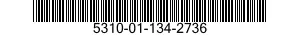 5310-01-134-2736 NUT,PLAIN,ROUND 5310011342736 011342736
