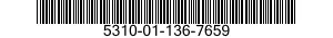 5310-01-136-7659 NUT,SELF-LOCKING,CASTELLATED,HEXAGON 5310011367659 011367659