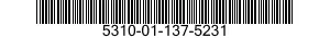 5310-01-137-5231 NUT,SELF-LOCKING,EXTENDED WASHER,HEXAGON 5310011375231 011375231