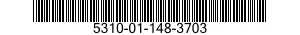 5310-01-148-3703 NUT,SELF-LOCKING,EXTENDED WASHER,HEXAGON 5310011483703 011483703