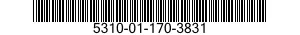 5310-01-170-3831 NUT ASSEMBLY,SELF-LOCKING,GANG CHANNEL 5310011703831 011703831