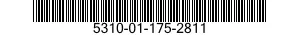 5310-01-175-2811 NUT,PLAIN,EXTENDED WASHER,HEXAGON 5310011752811 011752811