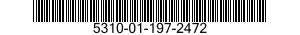 5310-01-197-2472 NUT,SELF-LOCKING,EXTENDED WASHER,DOUBLE HEXAGON 5310011972472 011972472