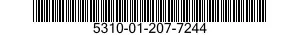 5310-01-207-7244 NUT,PLAIN,HEXAGON 5310012077244 012077244
