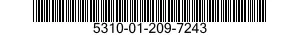 5310-01-209-7243 NUT ASSEMBLY,SELF-LOCKING,GANG CHANNEL 5310012097243 012097243