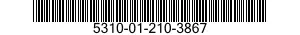 5310-01-210-3867 NUT ASSEMBLY,SELF-LOCKING,GANG CHANNEL 5310012103867 012103867