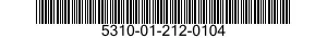 5310-01-212-0104 NUT,SELF-LOCKING,SPLINE 5310012120104 012120104