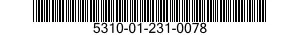 5310-01-231-0078 WASHER,SEAL 5310012310078 012310078