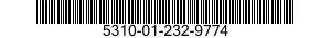 5310-01-232-9774 NUT,SELF-LOCKING,SPLINE 5310012329774 012329774