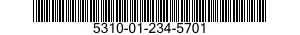 5310-01-234-5701 WASHER,SHOULDERED AND RECESSED 5310012345701 012345701