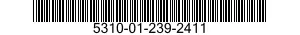 5310-01-239-2411 NUT,SELF-LOCKING,EXTENDED WASHER,HEXAGON 5310012392411 012392411