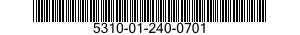 5310-01-240-0701 NUT,PLAIN,ROUND 5310012400701 012400701