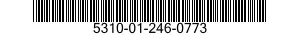5310-01-246-0773 NUT,SELF-LOCKING,EXTENDED WASHER,HEXAGON 5310012460773 012460773