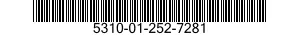 5310-01-252-7281 NUT,PLAIN,HEXAGON 5310012527281 012527281