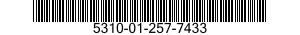 5310-01-257-7433 NUT,SELF-LOCKING,PLATE 5310012577433 012577433