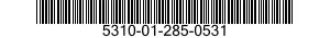 5310-01-285-0531 NUT,PLAIN,CLINCH 5310012850531 012850531