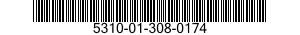 5310-01-308-0174 NUT,PLAIN,ROUND 5310013080174 013080174