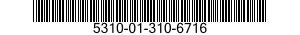 5310-01-310-6716 PUSH ON NUT 5310013106716 013106716