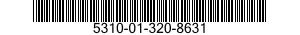 5310-01-320-8631 NUT,SELF-LOCKING,ROUND 5310013208631 013208631