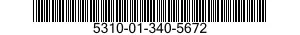 5310-01-340-5672 NUT,PLAIN,EXTENDED WASHER,ROUND 5310013405672 013405672