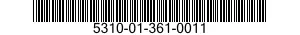5310-01-361-0011 NUT,PLAIN,ROUND 5310013610011 013610011