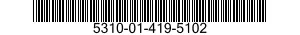 5310-01-419-5102 NUT,PLAIN,HEXAGON 5310014195102 014195102