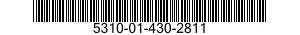 5310-01-430-2811 NUT ASSEMBLY,SELF-LOCKING,GANG CHANNEL 5310014302811 014302811