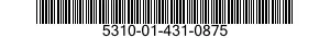 5310-01-431-0875 NUT,PLAIN,HEXAGON 5310014310875 014310875