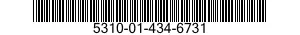 5310-01-434-6731 NUT,SELF-LOCKING,EXTENDED WASHER,DOUBLE HEXAGON 5310014346731 014346731