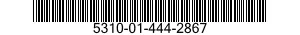 5310-01-444-2867 NUT,SELF-LOCKING,BARREL 5310014442867 014442867