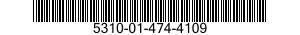 5310-01-474-4109 NUT,PLAIN,EXTENDED WASHER,ROUND 5310014744109 014744109