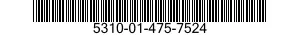 5310-01-475-7524 NUT,SELF-LOCKING,CLINCH 5310014757524 014757524