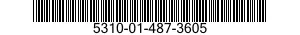 5310-01-487-3605 NUT,SELF-LOCKING,EXTENDED WASHER,ROUND 5310014873605 014873605