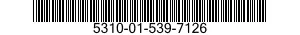 5310-01-539-7126 NUT,PLAIN,HEXAGON 5310015397126 015397126