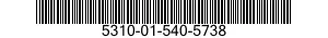 5310-01-540-5738 NUT,PLAIN,HEXAGON 5310015405738 015405738