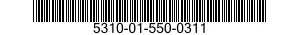5310-01-550-0311 NUT,SELF-LOCKING,DOUBLE HEXAGON 5310015500311 015500311