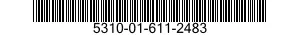 5310-01-611-2483 NUT,SELF-LOCKING,GANG CHANNEL 5310016112483 016112483