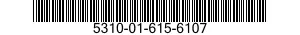 5310-01-615-6107 NUT,PLAIN,CLINCH 5310016156107 016156107