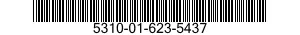 5310-01-623-5437 NUT,SELF-LOCKING,PLATE 5310016235437 016235437