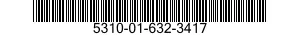 5310-01-632-3417 NUT,CLIP-ON 5310016323417 016323417