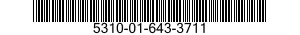 5310-01-643-3711 NUT ASSEMBLY,SELF-LOCKING,GANG CHANNEL 5310016433711 016433711