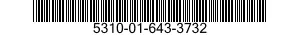 5310-01-643-3732 NUT ASSEMBLY,SELF-LOCKING,GANG CHANNEL 5310016433732 016433732